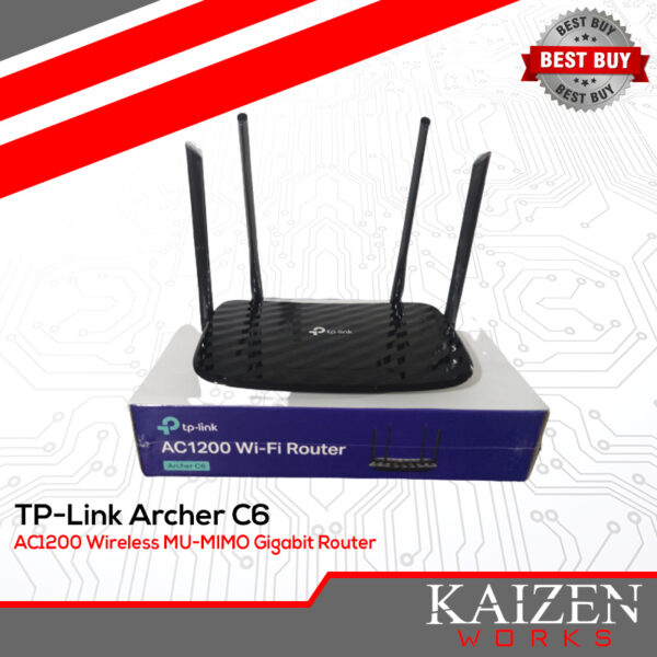 Archer C6 | AC1200 Wireless MU-MIMO Gigabit Router