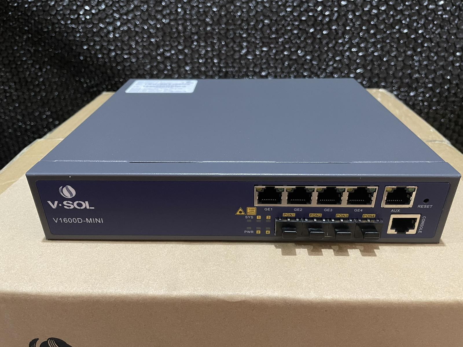 VSOL V1600D-Mini 4 Port EPON OLT with 9dbm modules (BUNDLE)